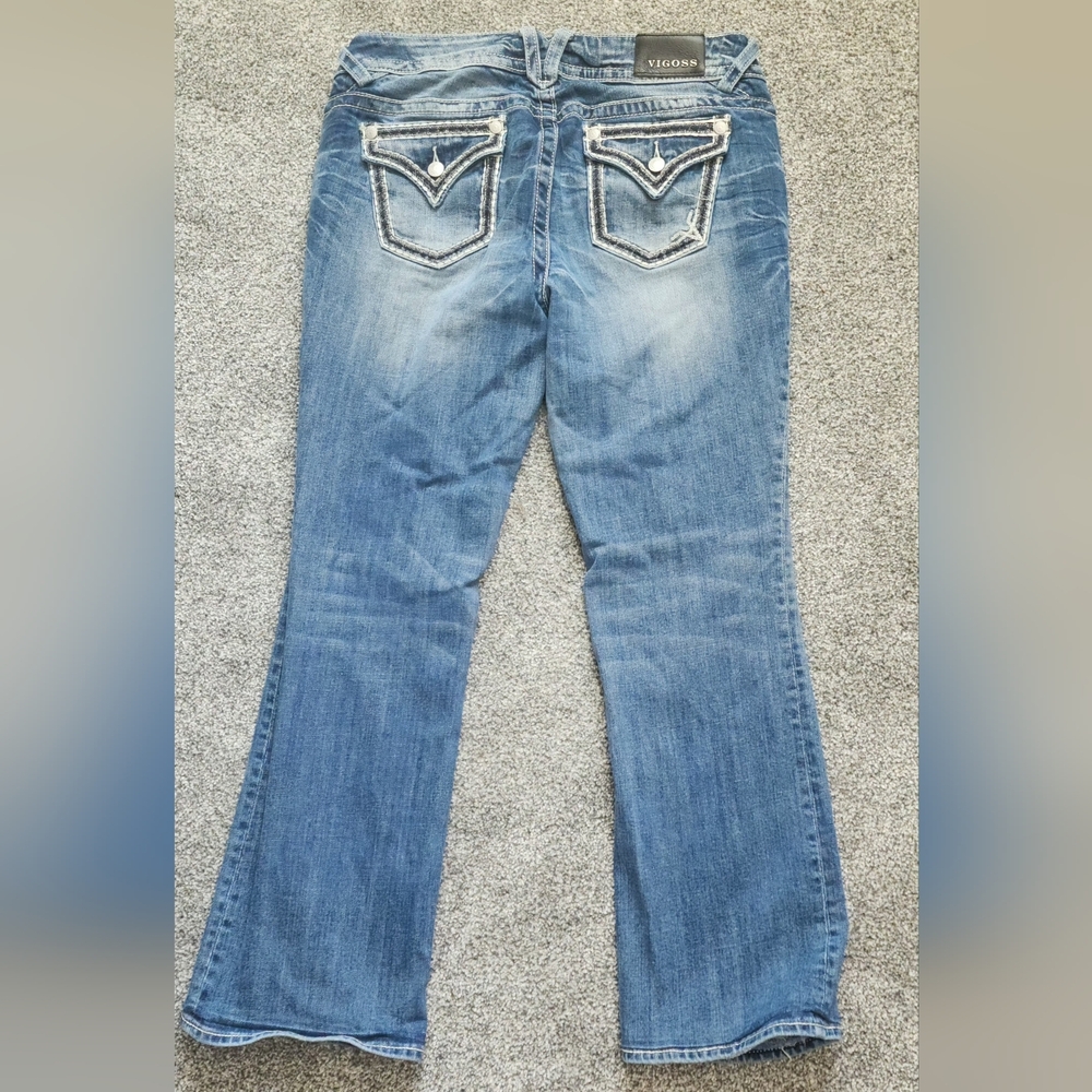 Vigoss Light Blue Boot Cut Jeans for Women